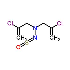 2-氯-N-(2-氯-2-丙烯-1-基)-N-(亞磺?；被?-2-丙烯-1-胺結(jié)構(gòu)式_20570-08-5結(jié)構(gòu)式