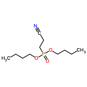 3-二丁氧基膦丙腈結(jié)構(gòu)式_20580-37-4結(jié)構(gòu)式