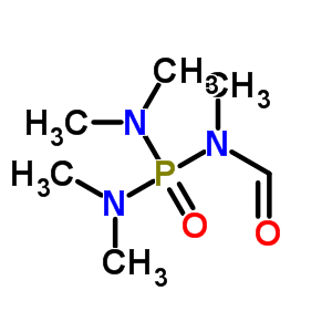 n-(雙(二甲基氨基)膦)-n-甲基甲酰胺結(jié)構(gòu)式_20583-06-6結(jié)構(gòu)式