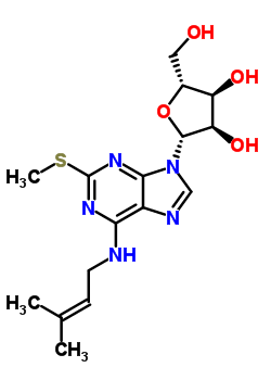 2-Methylthio-n-6-isopentenyladenosineStructure,20859-00-1Structure 2-Methylthio-n-6-isopentenyladenosine Structure,20859-00-1Structure