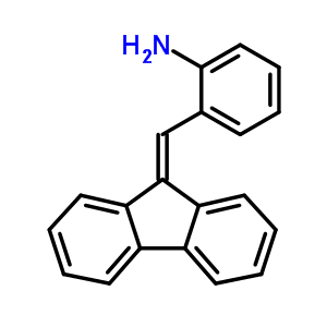 Benzenamine,2-(9h-fluoren-9-ylidenemethyl)-Structure,2090-73-5Structure Benzenamine,2-(9h-fluoren-9-ylidenemethyl)- Structure,2090-73-5Structure