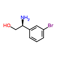 (S)-2-氨基-2-(3-溴苯基)乙醇結(jié)構(gòu)式_209963-05-3結(jié)構(gòu)式