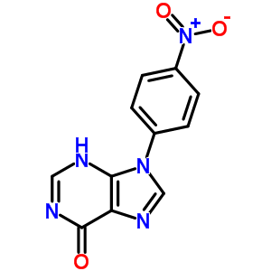 6H-purin-6-one,1,9-dihydro-9-(4-nitrophenyl)-Structure,21314-03-4Structure 6H-purin-6-one,1,9-dihydro-9-(4-nitrophenyl)- Structure,21314-03-4Structure