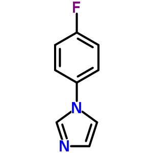 1-(4-氟苯基)咪唑結(jié)構(gòu)式_21441-24-7結(jié)構(gòu)式