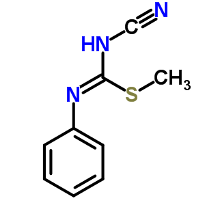 (Z)-1-氰基-2-甲基-3-苯基異硫脲結構式_21504-96-1結構式
