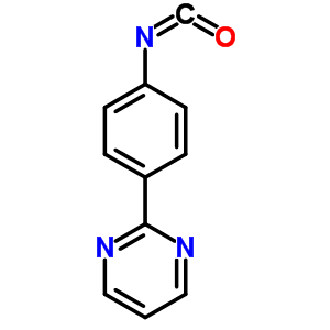 2-(4-異氰?；交?嘧啶結構式_216059-84-6結構式