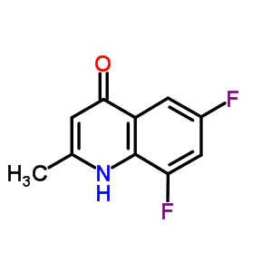 6,8-Difluoro-4-hydroxy-2-methyl-quinolineStructure,219689-64-2Structure 6,8-Difluoro-4-hydroxy-2-methyl-quinoline Structure,219689-64-2Structure