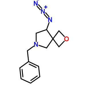8-疊氮基-6-(苯基甲基)-2-噁-6-氮雜螺[3.4]辛烷結(jié)構(gòu)式_219869-43-9結(jié)構(gòu)式
