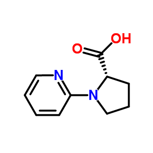 N-(2-吡啶)-l-脯氨酸結(jié)構(gòu)式_223448-68-8結(jié)構(gòu)式