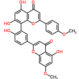 竹柏雙黃酮 B結(jié)構(gòu)式_23624-21-7結(jié)構(gòu)式