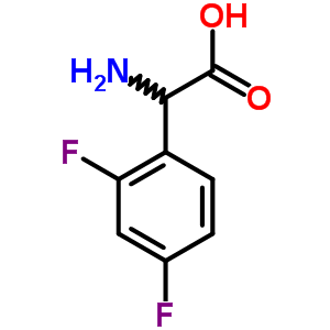 2,4-Difluoro-dl-phenylglycineStructure,240409-02-3Structure 2,4-Difluoro-dl-phenylglycine Structure,240409-02-3Structure
