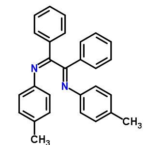 Benzenamine,n,n-(1,2-diphenyl-1,2-ethanediylidene)bis[4-methyl-Structure,24099-56-7Structure Benzenamine,n,n-(1,2-diphenyl-1,2-ethanediylidene)bis[4-methyl- Structure,24099-56-7Structure