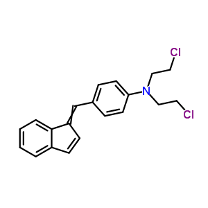 N,n-bis(2-chloroethyl)-4-(inden-1-ylidenemethyl)anilineStructure,2448-77-3Structure N,n-bis(2-chloroethyl)-4-(inden-1-ylidenemethyl)aniline Structure,2448-77-3Structure