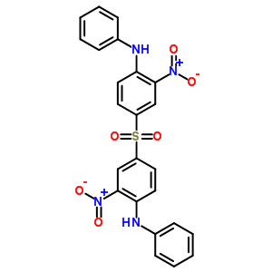 Benzenamine,4,4-sulfonylbis[2-nitro-n-phenyl-Structure,24612-45-1Structure Benzenamine,4,4-sulfonylbis[2-nitro-n-phenyl- Structure,24612-45-1Structure