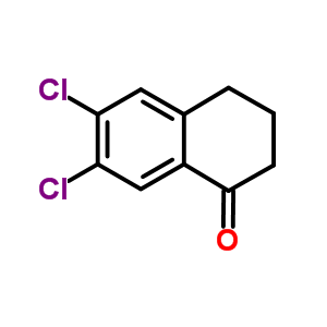 6,7-Dichloro-3,4-dihydro-2h-naphthalen-1-oneStructure,25095-57-2Structure 6,7-Dichloro-3,4-dihydro-2h-naphthalen-1-one Structure,25095-57-2Structure
