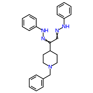 a-(2-苯肼基)-1-(苯基甲基)-4-哌啶乙醛 2-苯肼酮結(jié)構(gòu)式_25260-03-1結(jié)構(gòu)式
