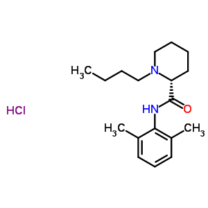(R)-(+)-布比卡因單鹽酸鹽結(jié)構(gòu)式_27262-46-0結(jié)構(gòu)式