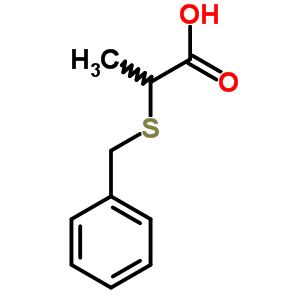 2-芐基硫代丙酸結(jié)構(gòu)式_2899-64-1結(jié)構(gòu)式