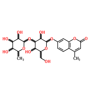 4-Methylumbelliferyl 3-o-(α-l-fucopyranosyl)-β-d-galactopyranoside Structure,296776-06-2Structure