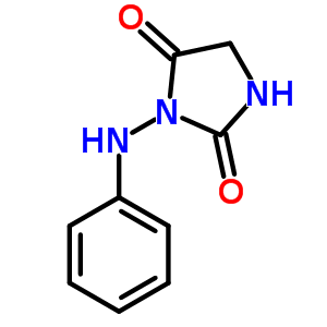 3-(苯基氨基)-2,4-咪唑啉二酮結(jié)構(gòu)式_3019-33-8結(jié)構(gòu)式