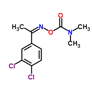 (9CI)-1-(3,4-二氯苯基)-乙酮 O-[(二甲基氨基)羰基]肟結(jié)構(gòu)式_30289-11-3結(jié)構(gòu)式