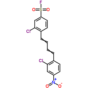 3-氯-4-[4-(2-氯-4-硝基苯基)-1,3-丁二烯-1-基]-苯磺?；Y(jié)構(gòu)式_31368-25-9結(jié)構(gòu)式