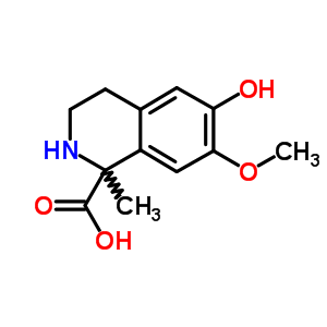 6-Hydroxy-7-methoxy-1-methyl-3,4-dihydro-2h-isoquinoline-1-carboxylic acidStructure,31758-50-6Structure 6-Hydroxy-7-methoxy-1-methyl-3,4-dihydro-2h-isoquinoline-1-carboxylic acid Structure,31758-50-6Structure