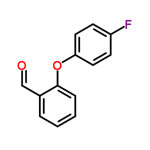 2-(4-氟苯氧基)苯甲醛結(jié)構(gòu)式_320423-61-8結(jié)構(gòu)式