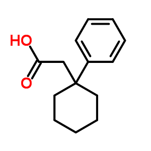 1-苯基環(huán)己烷乙酸結(jié)構(gòu)式_32231-03-1結(jié)構(gòu)式
