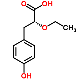 (R)-2-ethoxy-3-(4-hydroxy-phenyl)-propionic acid Structure,325793-69-9Structure