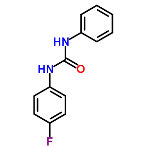 1-(4-氟苯基)-3-苯基-脲結(jié)構(gòu)式_330-98-3結(jié)構(gòu)式