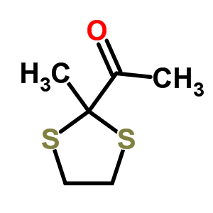 Ethanone, 1-(2-methyl-1,3-dithiolan-2-yl)-(9ci)Structure,33266-07-8Structure Ethanone, 1-(2-methyl-1,3-dithiolan-2-yl)-(9ci) Structure,33266-07-8Structure