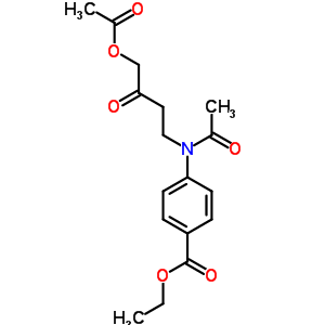 4-[乙?；?(4-乙?；趸?3-氧代-丁基)氨基]苯甲酸乙酯結(jié)構(gòu)式_35260-30-1結(jié)構(gòu)式