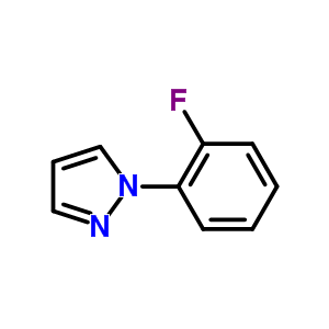 1-(2-氟苯基)-1H-吡唑結(jié)構(gòu)式_35715-66-3結(jié)構(gòu)式