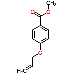 4-(烯丙氧基)苯甲酸甲酯結(jié)構(gòu)式_35750-24-4結(jié)構(gòu)式