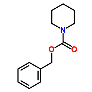 1-哌啶羧酸芐酯結(jié)構(gòu)式_3742-91-4結(jié)構(gòu)式