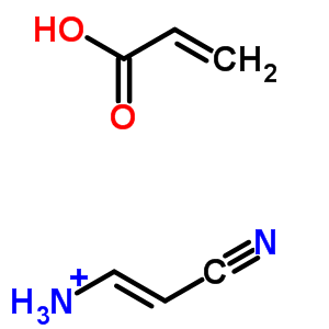 2-Propenoic acid, polymer with 2-propenenitrile, ammonium saltStructure,37809-64-6Structure 2-Propenoic acid, polymer with 2-propenenitrile, ammonium salt Structure,37809-64-6Structure
