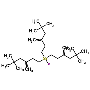 氟三(3,5,5-三甲基己基)-硅烷結(jié)構(gòu)式_3800-91-7結(jié)構(gòu)式
