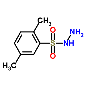 2,5-二甲基苯磺酰肼結(jié)構(gòu)式_38045-54-4結(jié)構(gòu)式