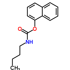 N-丁基氨基甲酸 1-萘酯結(jié)構(gòu)式_38357-68-5結(jié)構(gòu)式