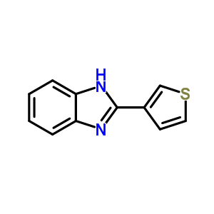 1H-benzimidazole,2-(3-thienyl)-(9ci)Structure,3878-21-5Structure 1H-benzimidazole,2-(3-thienyl)-(9ci) Structure,3878-21-5Structure
