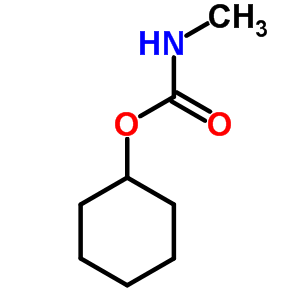 N-甲基氨基甲酸環(huán)己酯結構式_39076-10-3結構式
