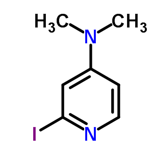 2-碘-N,N-二甲基-4-吡啶胺結(jié)構(gòu)式_396092-83-4結(jié)構(gòu)式