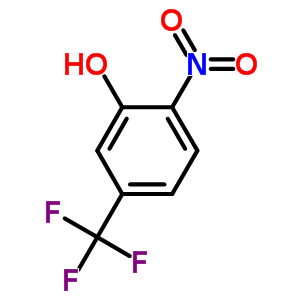 2-Nitro-5-(trifluoromethyl)benzenolStructure,402-17-5Structure 2-Nitro-5-(trifluoromethyl)benzenol Structure,402-17-5Structure