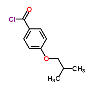 4-異丁氧基苯甲酰氯結(jié)構(gòu)式_40782-45-4結(jié)構(gòu)式