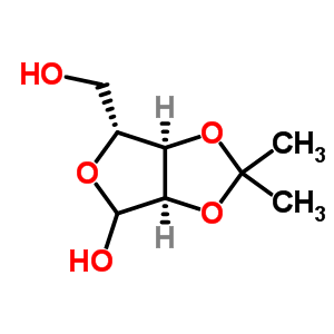 2,3-O-isopropylidene-d-ribofuranoseStructure,4099-88-1Structure 2,3-O-isopropylidene-d-ribofuranose Structure,4099-88-1Structure