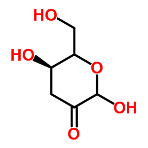 3-脫氧-山梨糖酮結(jié)構式_4134-97-8結(jié)構式