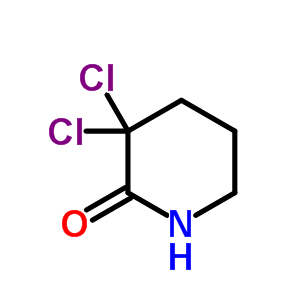 3,3-二氯-2-哌啶酮結(jié)構(gòu)式_41419-12-9結(jié)構(gòu)式