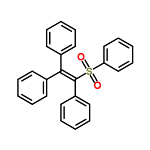 1,2,2-三苯基乙烯磺酰基苯結(jié)構(gòu)式_41946-66-1結(jié)構(gòu)式