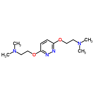 (6CI,7CI,8CI)-3,6-雙[2-(二甲基氨基)乙氧基]-吡嗪結(jié)構(gòu)式_4322-49-0結(jié)構(gòu)式